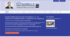 Desktop Screenshot of k-und-f-immobilien.de