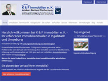Tablet Screenshot of k-und-f-immobilien.de